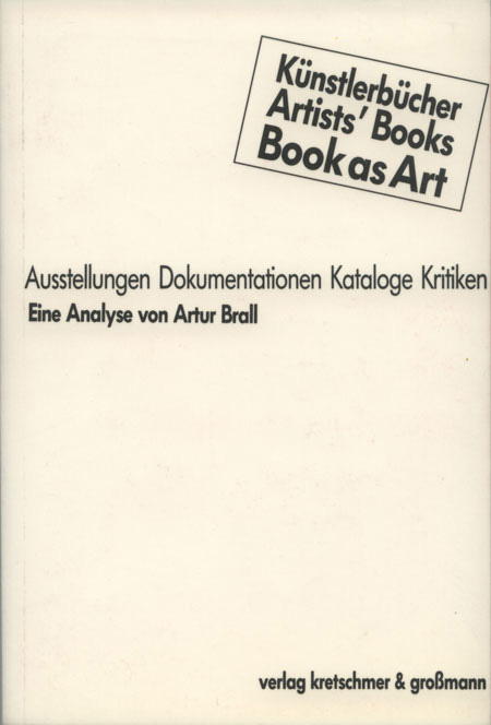 Artur Brall, Künstlerbücher