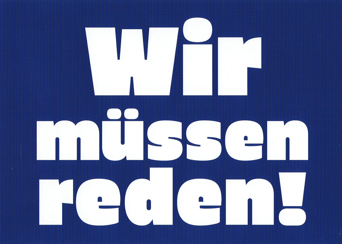 wir-mÃ¼ssen-reden-arkadischer-diplomatenwagen-postkarte-kees-vorderseite