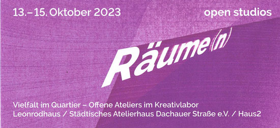 räumen atelierhaus 2023