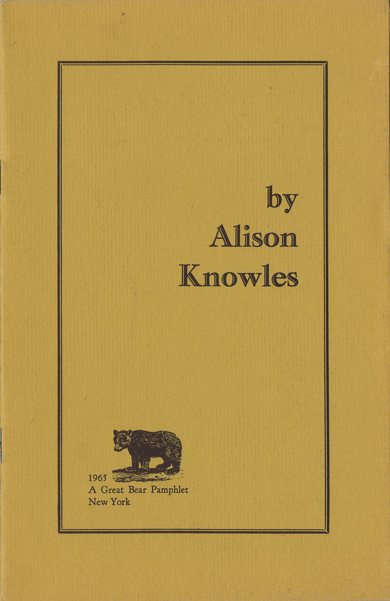 2299-by-alison-knowles-1965-great-bear-pamphlet